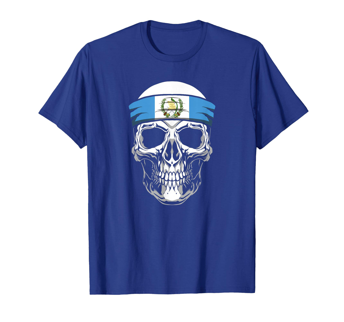 Nationality Country Origin - Skull Flag Guatemala T-Shirt