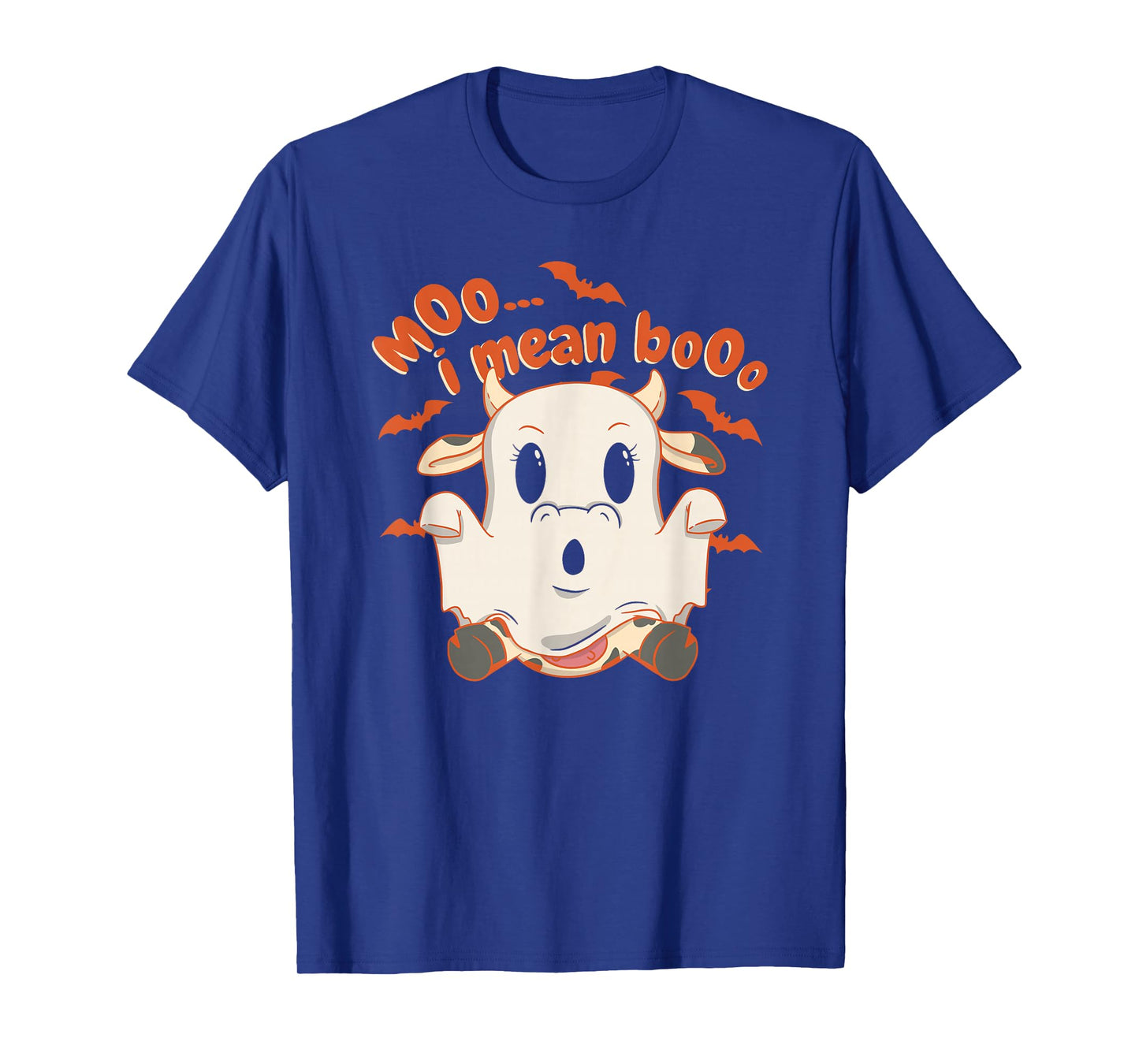 Halloween Moo Cow Dressed as a Ghost T-Shirt