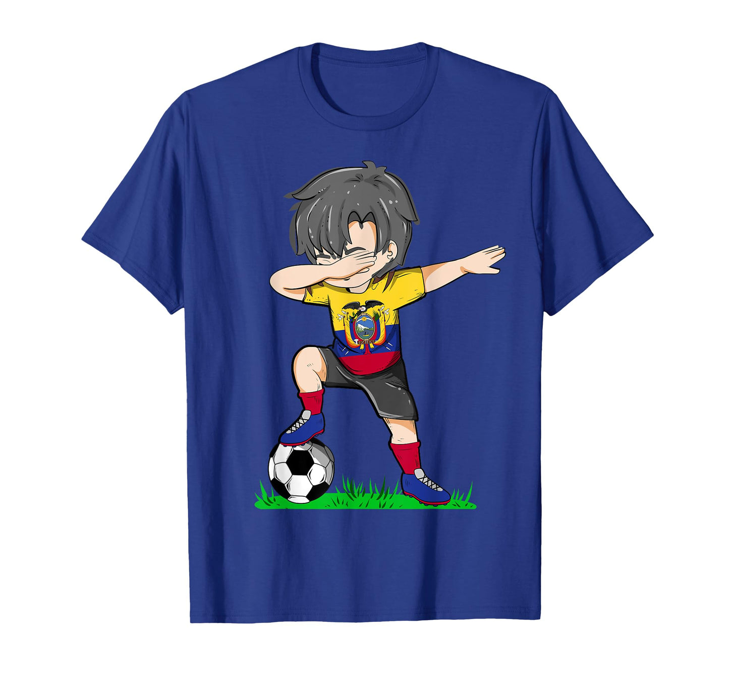 Soccer Ecuador Jersey Shirt Ecuador Flag Football Boys Men T-Shirt