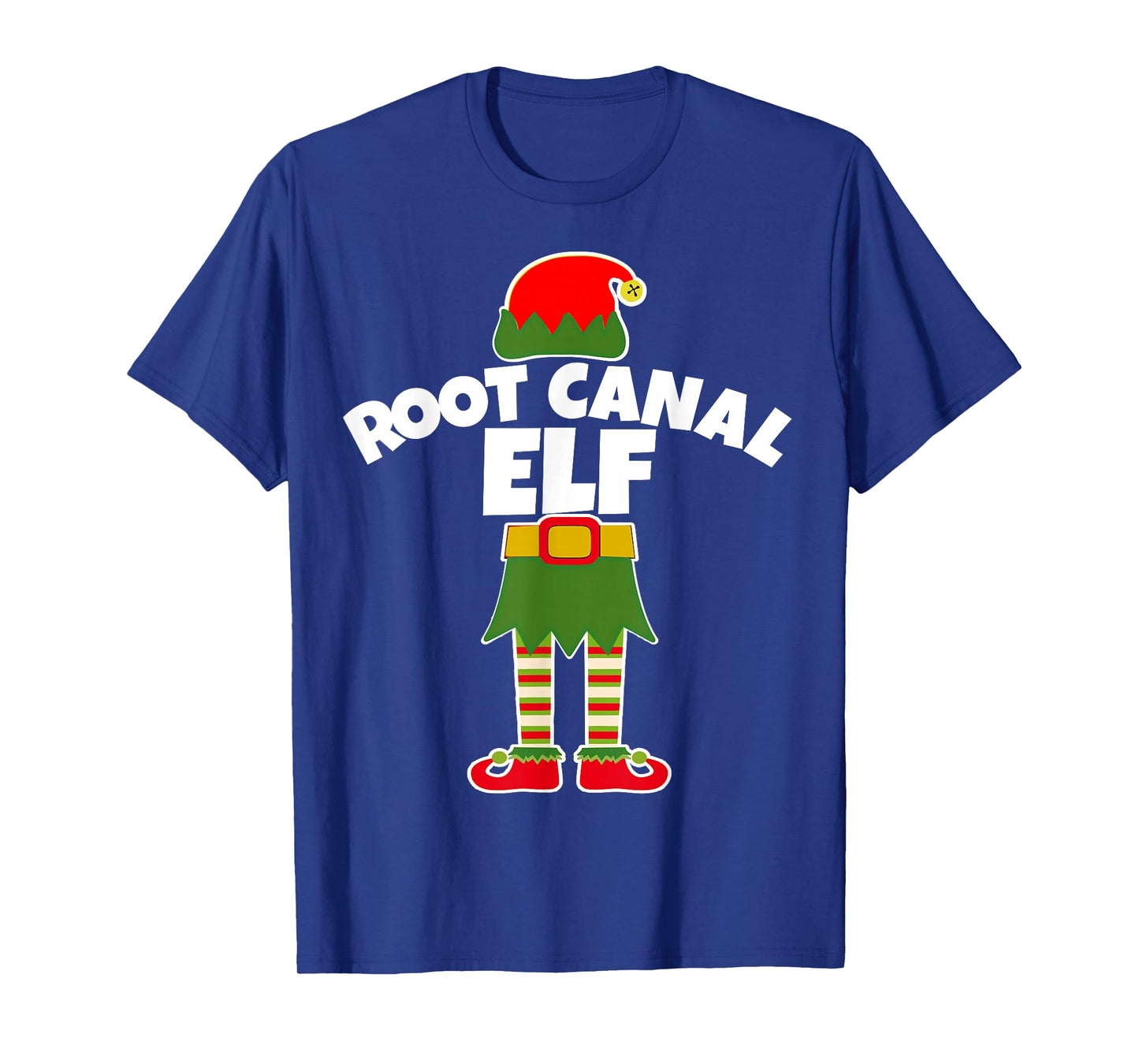 ROOT CANAL ELF Christmas T Shirt DDS DMD Endodontist Dentist T-Shirt