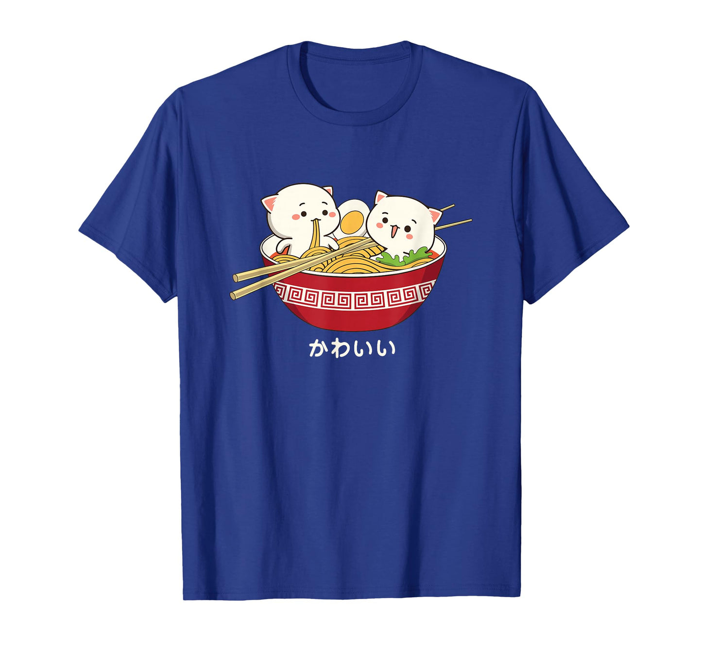 Kawaii Cat Japanese Tokyo Anime Cat Ramen T-Shirt T-Shirt