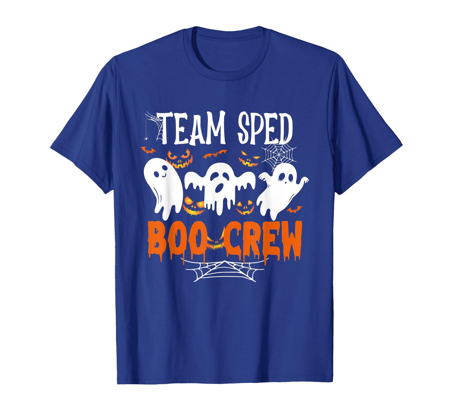 Team Sped Boo Crew Halloween Ghost Sped Teacher Halloween T-Shirt for Men Women