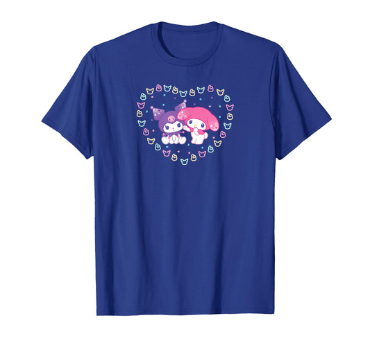 My Melody and Kuromi I Heart You T-Shirt