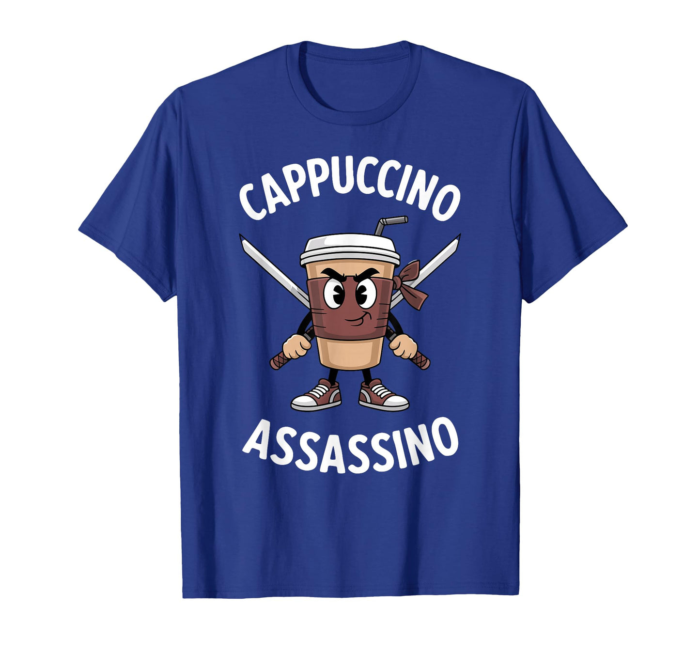 Kids Meme Italian Brainrot Cappuccino Assassino Funny Coffee T-Shirt