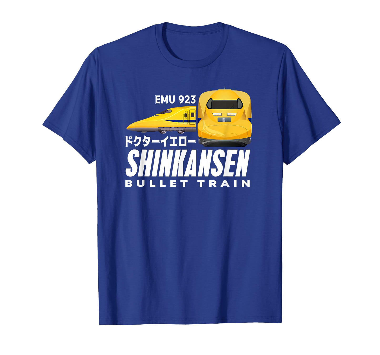 Bullet Train Dr Yellow Shinkansen Japanese Kanji Japan Fan T-Shirt