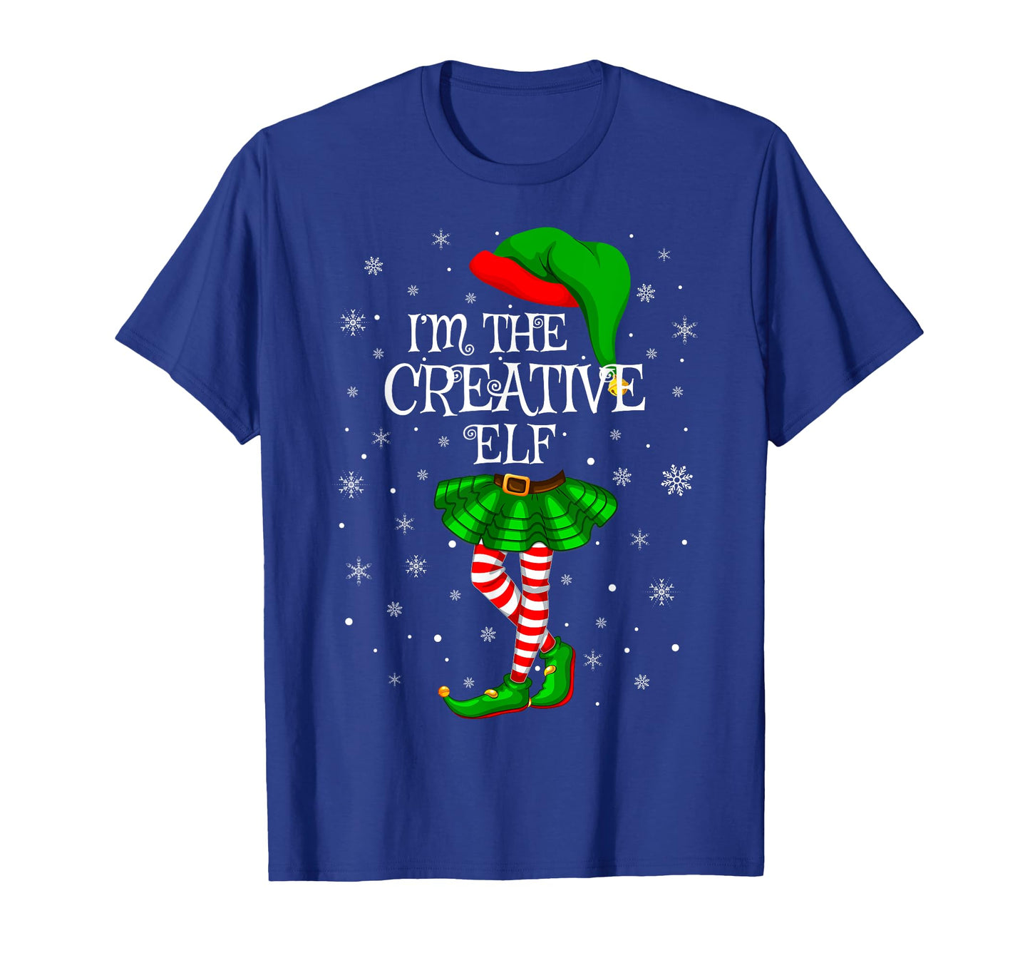Matching Family Group I'm The Creative Elf Christmas T-Shirt