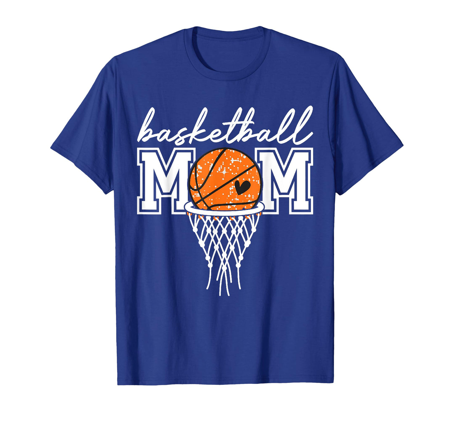 Retro Basketball Mom Mama Funny Mom Game Day Sports Mothers T-Shirt