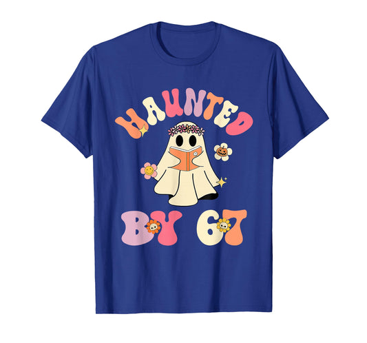 Haunted by 67 Meme Funny Six Seven 6 7 Halloween Teachers T-Shirt