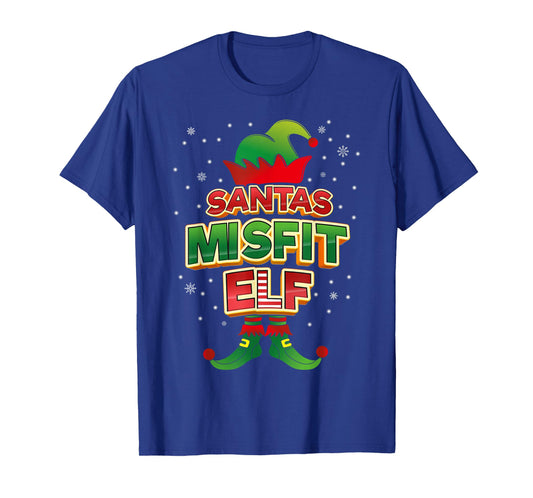 Misfit Elf Christmas Matching Costumes X-Mas T-Shirt