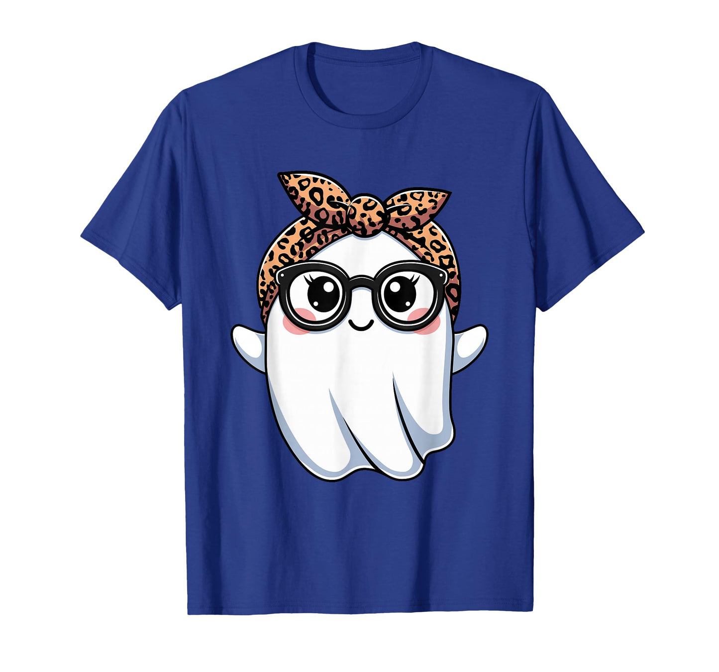 Halloween Ghost Glasses Boo Spooky Season Women Toddler Girl T-Shirt