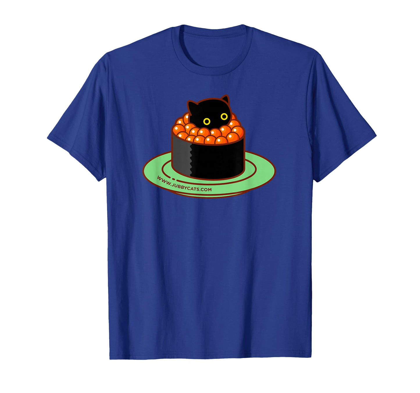 Sushi Cats - IKURA (Salmon Roe) Kawaii, Cute, Japanese Food T-Shirt