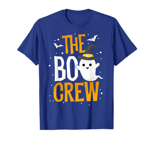 The Boo Crew Halloween Ghost Trick Treat Outfit Squad Team T-Shirt