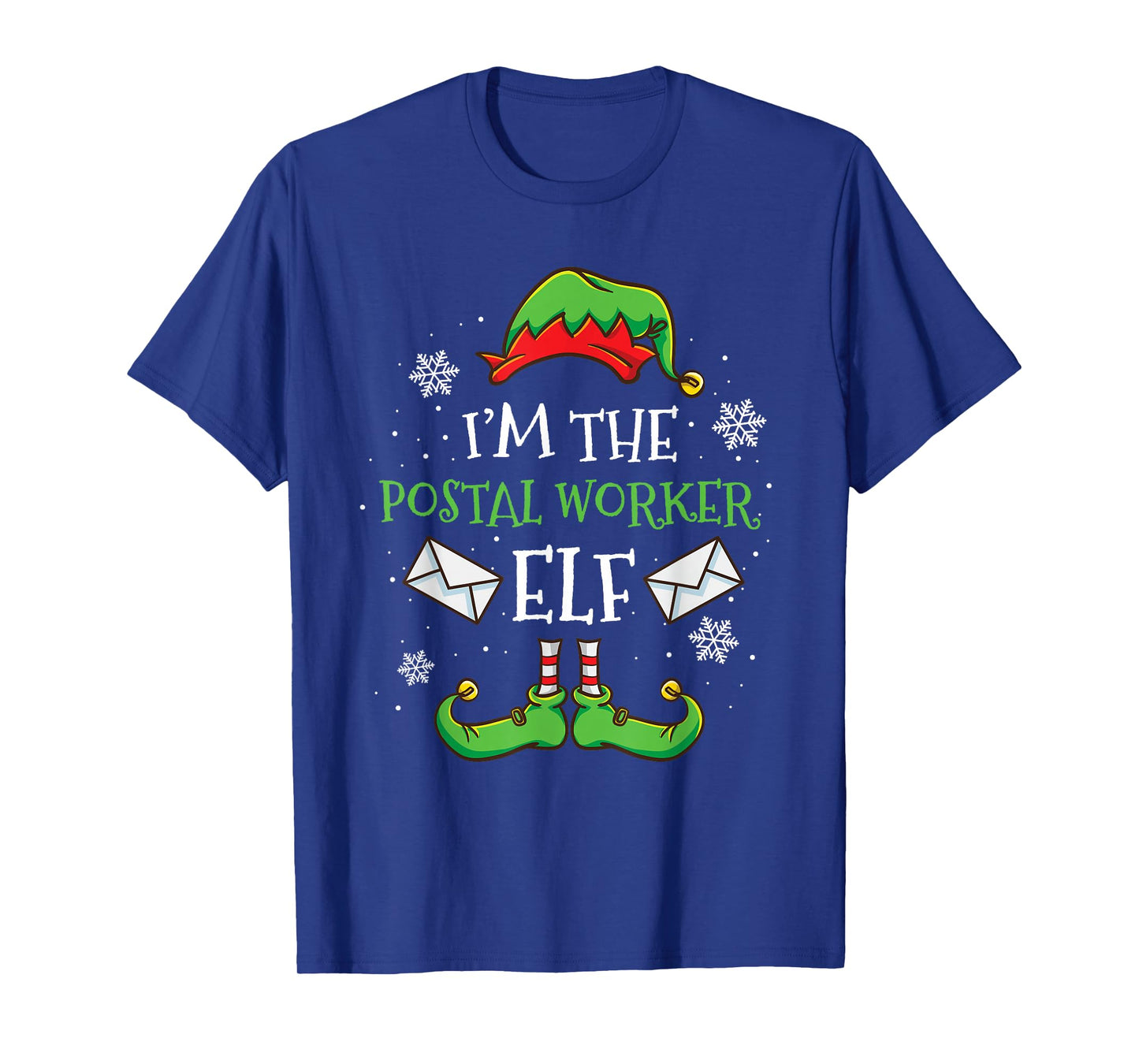 Im The Postal Worker Elf Christmas T-Shirt