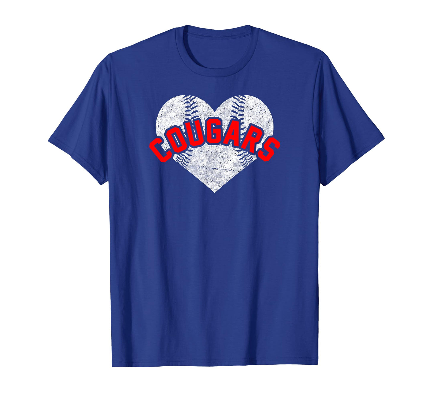 Cougars Baseball Softball Shirt High School Team Mascot Mom T-Shirt