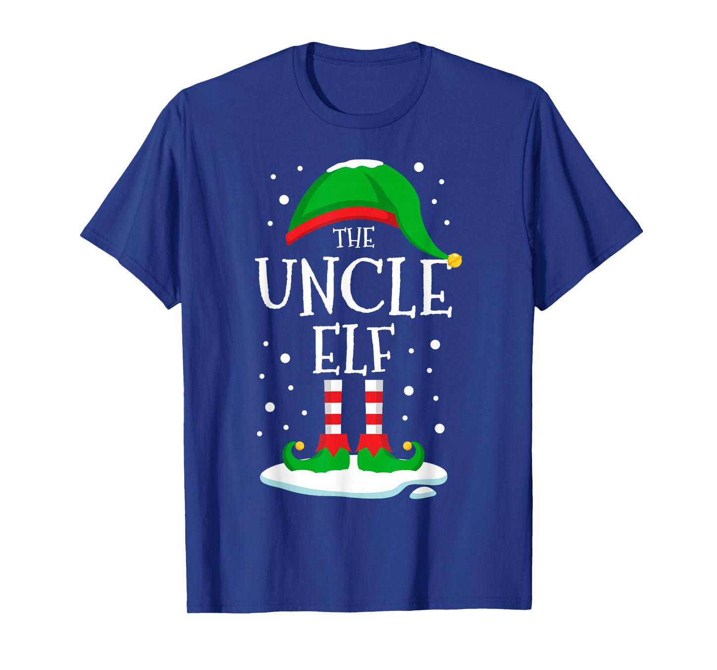 The Uncle Elf Christmas Family Matching Xmas Grandpa Funny T-Shirt