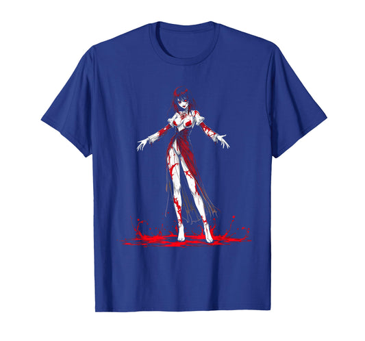 Horror Anime Manga Tee I Gothic Outfit I Japanese Chibi Girl T-Shirt