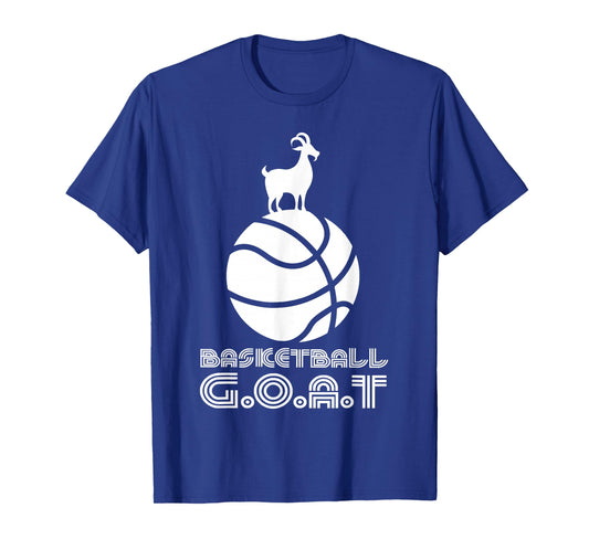 Funny Boys Basketball GOAT Kids Baller Youth Player Gift T-Shirt