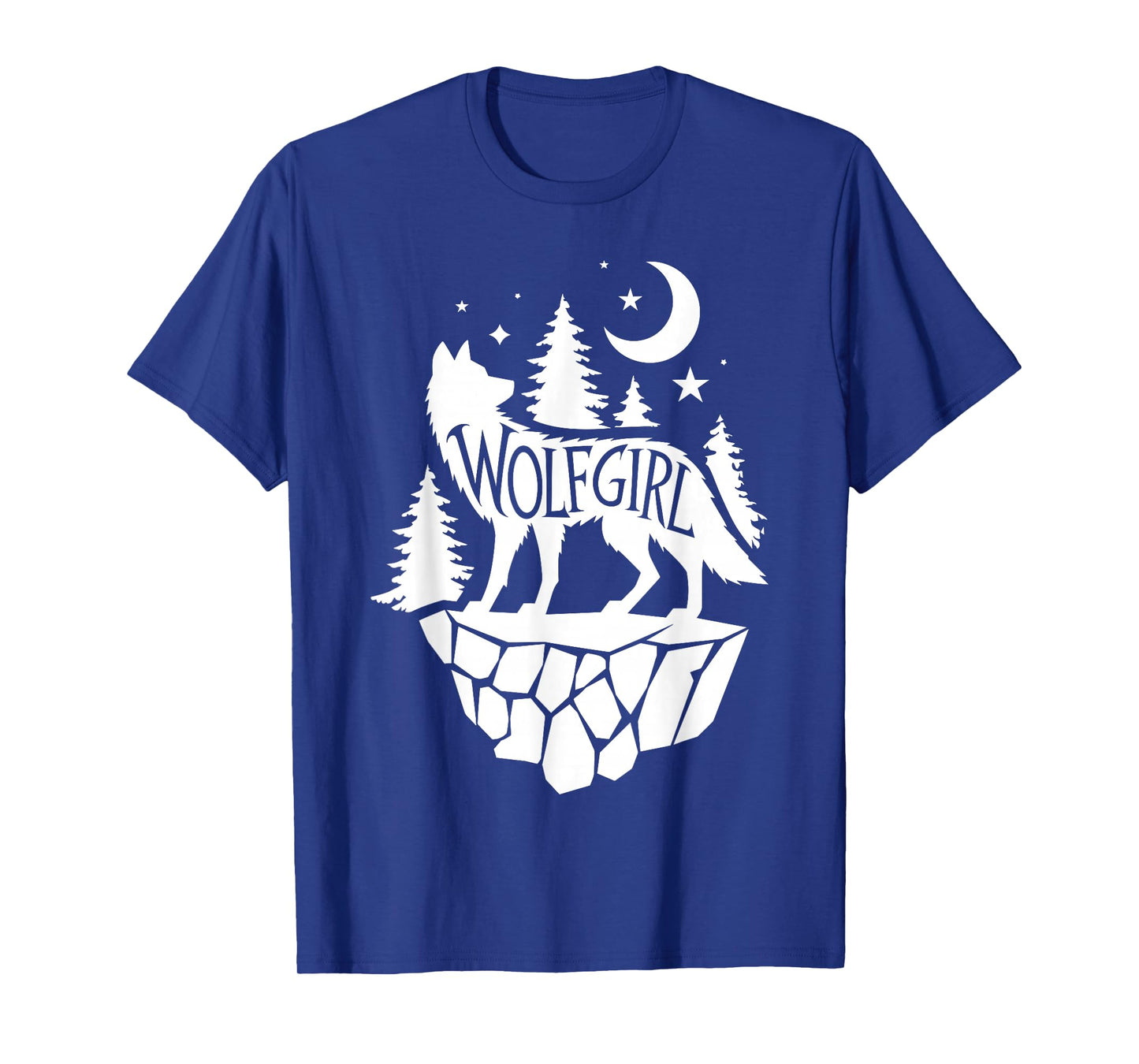 Cute Wolf Art for Women Girls Howling Wolves Wolf Lover T-Shirt