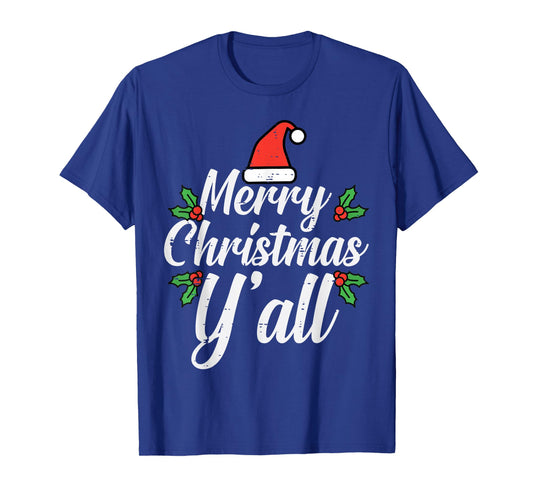 Merry Christmas Y'All Christmas Xmas Men Women Kids Boys T-Shirt