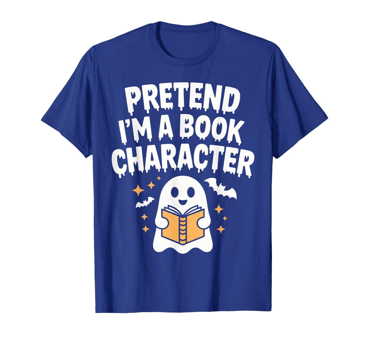 Pretend I'm A Book Character Costumes Kids Halloween Ghost T-Shirt