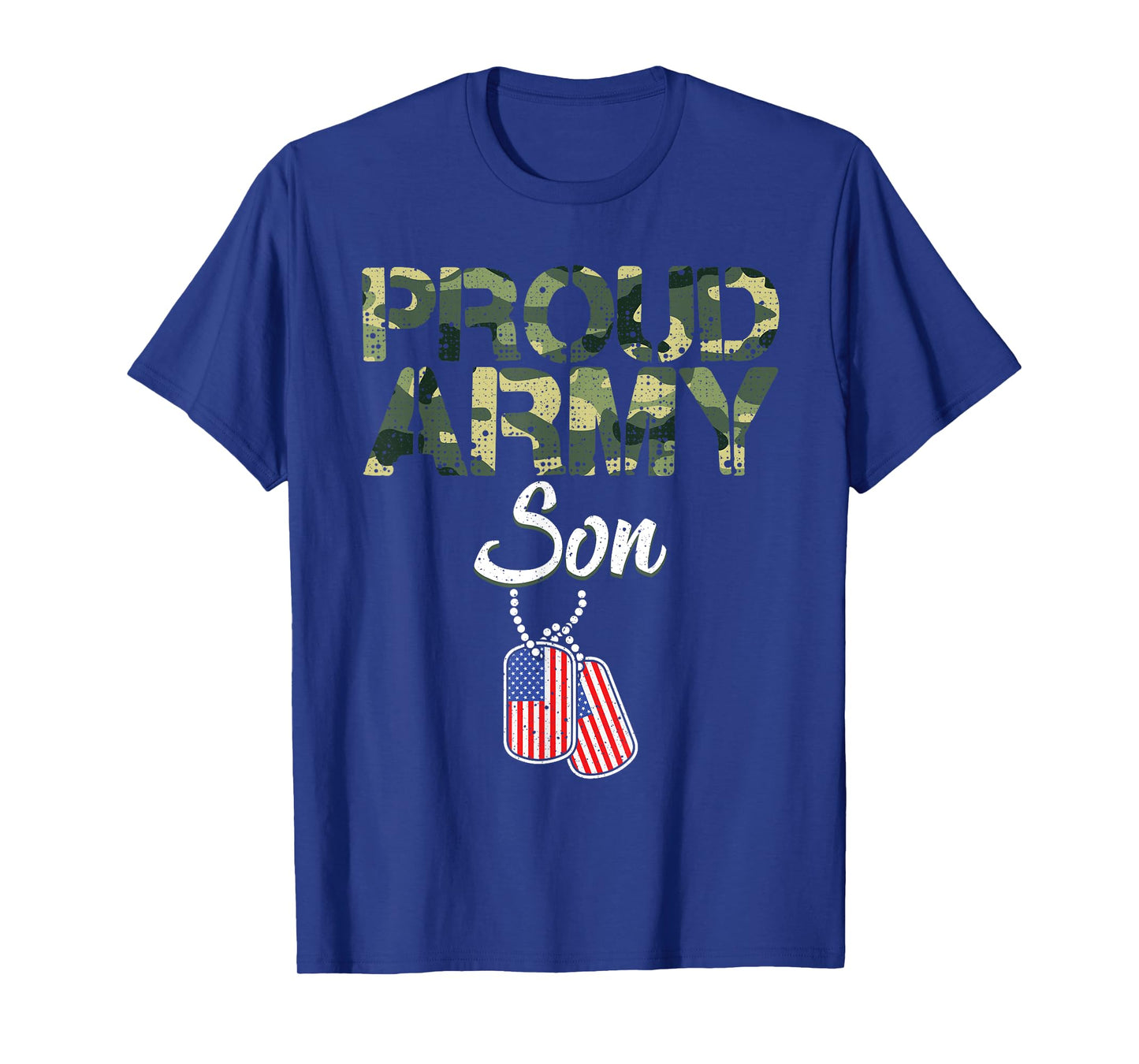 Funny Proud Army Son Military Camo Design For Kids Toddlers T-Shirt