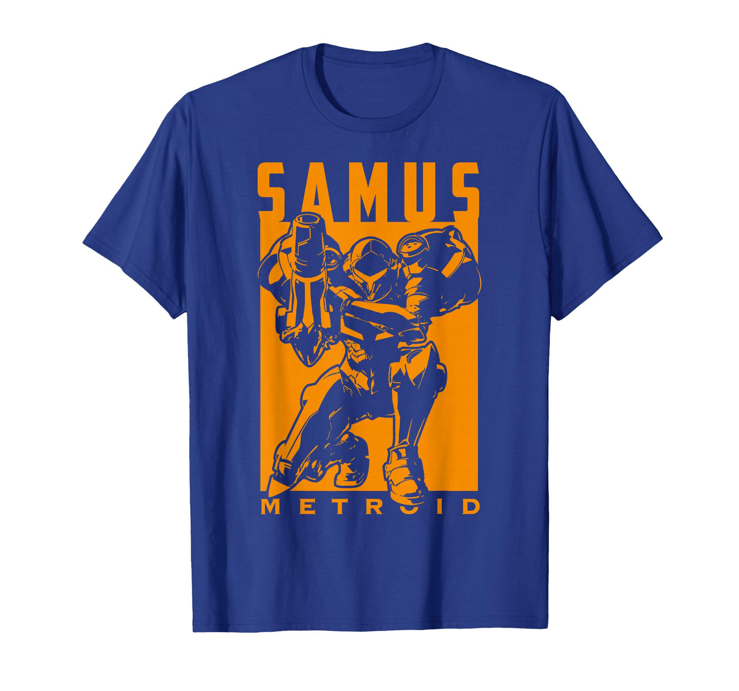 Nintendo Metroid Samus Returns Warrior Pose Graphic T-Shirt T-Shirt