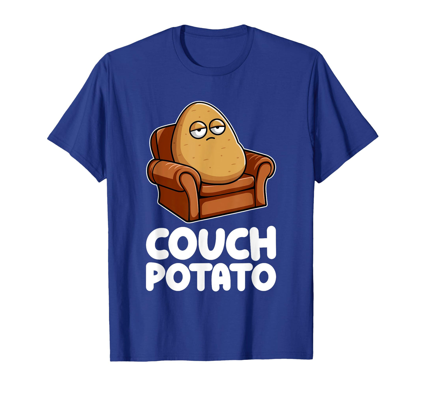 Potato Lazy Tired Vegetable Food Humor Funny Pun Dad Mom T-Shirt