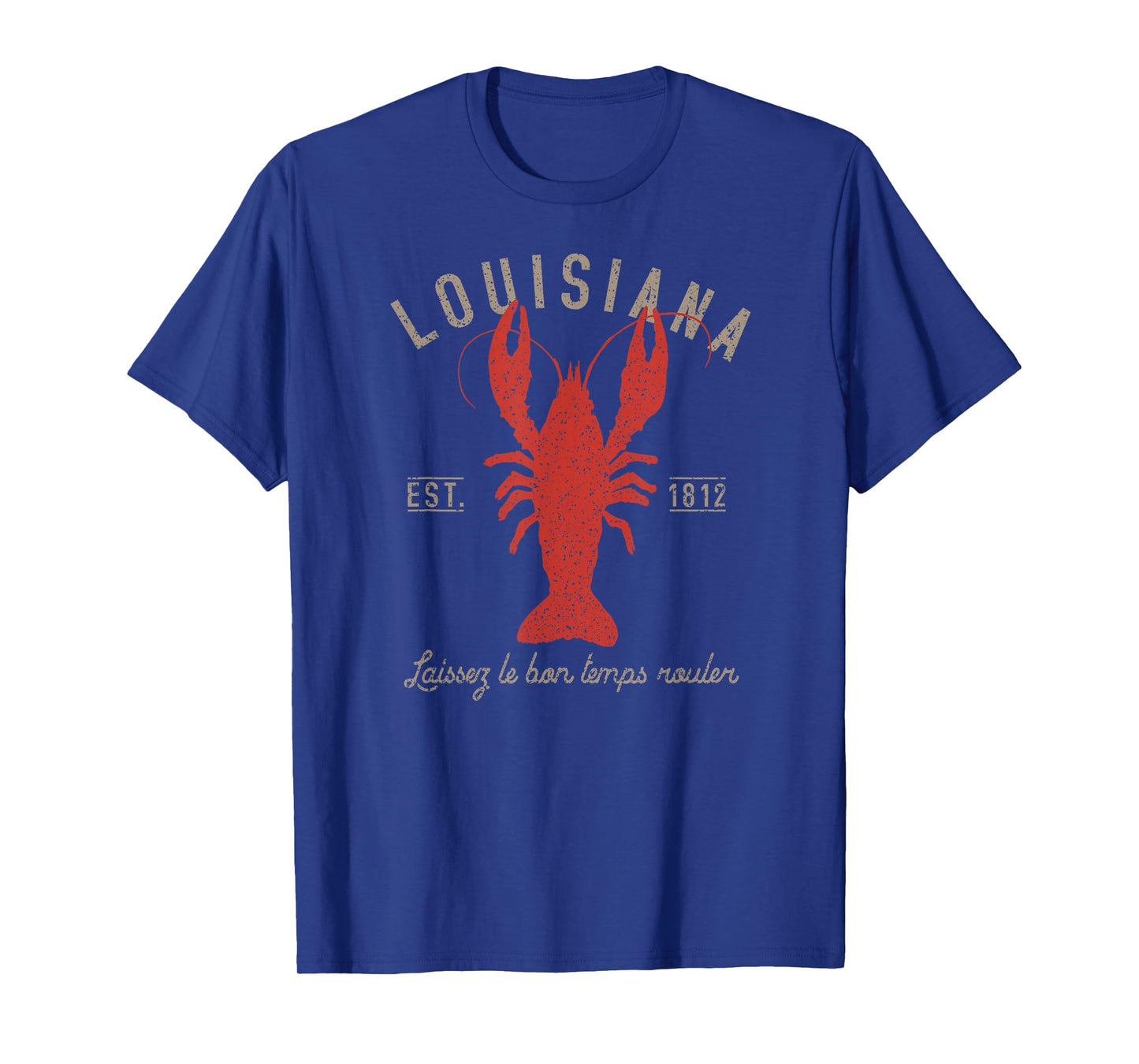 Louisiana Crawfish T Shirt Laissez le Bon Temps Rouler T-Shirt