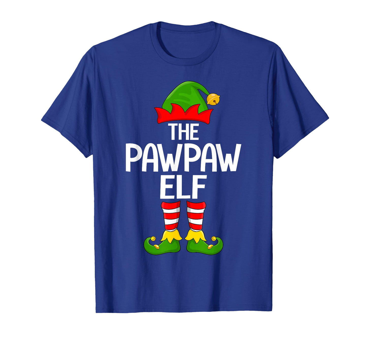 Pawpaw Elf Xmas Matching Family Elf Squad Christmas T-Shirt