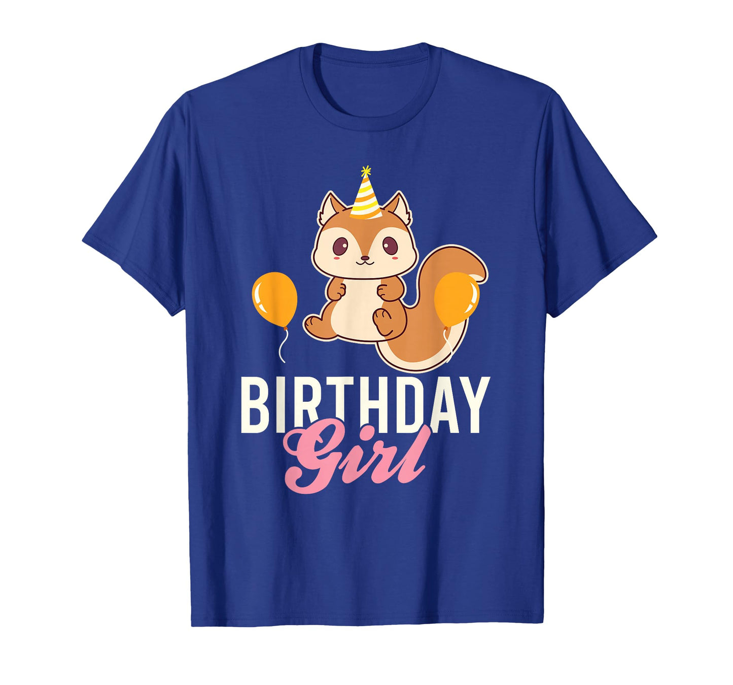 Cute Squirrel Birthday Girl T-Shirt
