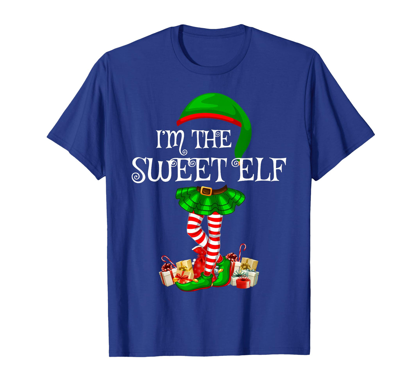 Matching Family Group I'm The Sweet Elf Christmas T-Shirt