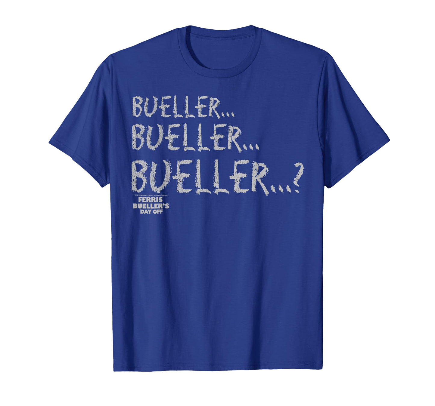 Ferris Bueller's Day Off Chalkboard Style Graphic Lines T-Shirt