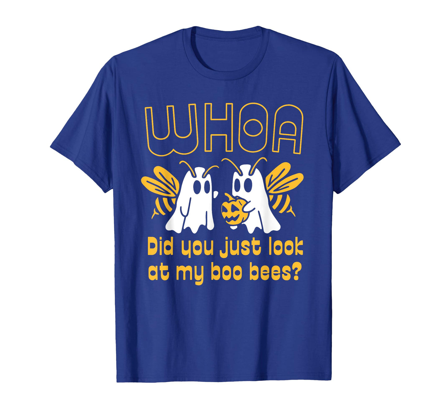 Cute Ghost Bee Pun Costume Tee Funny Boo Bees Halloween T-Shirt