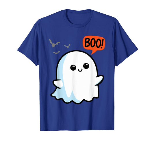 Ghost Saying Boo Spooky Halloween Cute toddler boys girls T-Shirt
