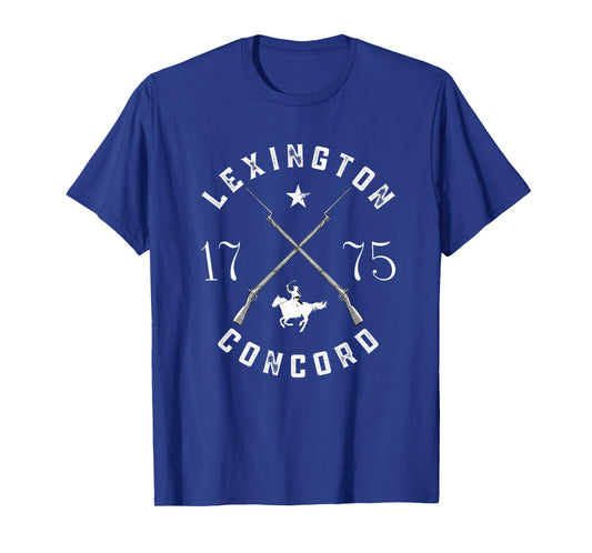 Battle of Lexington and Concord American Revolution History T-Shirt