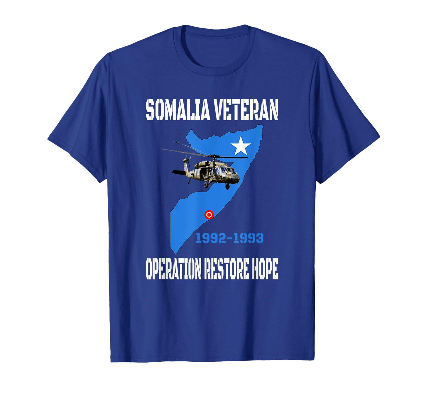 Mogadishu Somalia Veteran Operation Restore Hope War Veteran T-Shirt