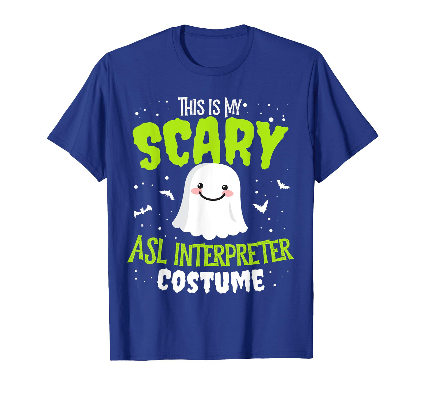 Funny ASL Interpreter Halloween Nothing Scares Easy Costume T-Shirt