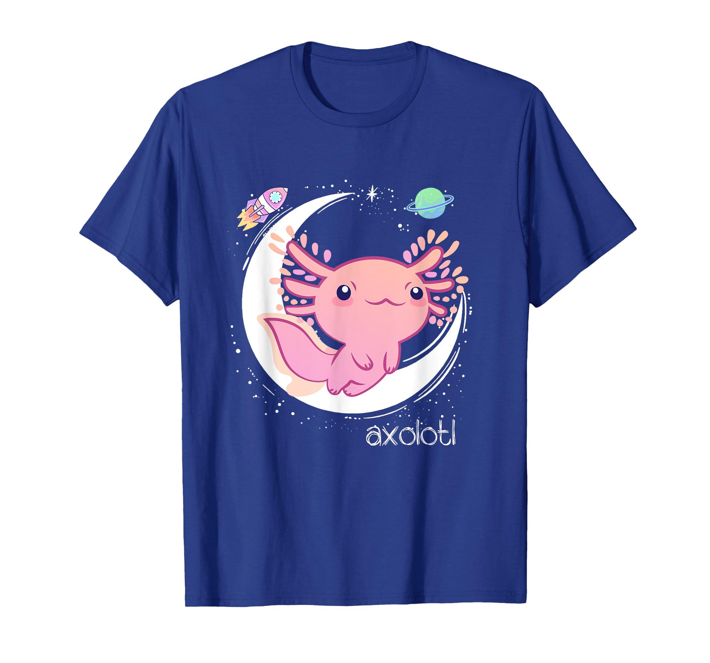 Space Axolotl Kawaii Shirt | Pastel Goth | Japan Anime Comic T-Shirt