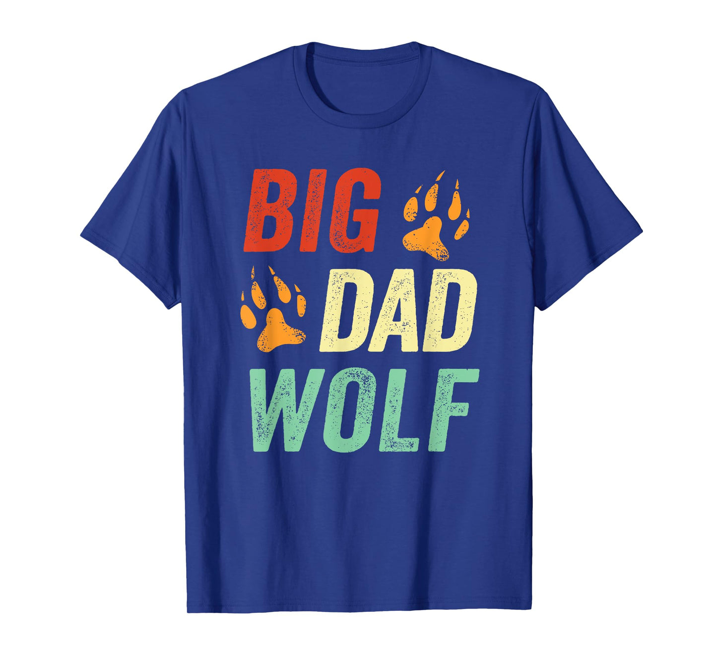 Dad Halloween Shirt Men Daddy Halloween Costume Big Dad Wolf T-Shirt