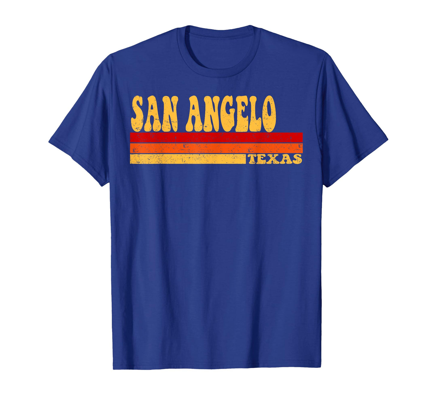 SAN ANGELO Texas City Vintage Roots Retro Design 70s 80s T-Shirt