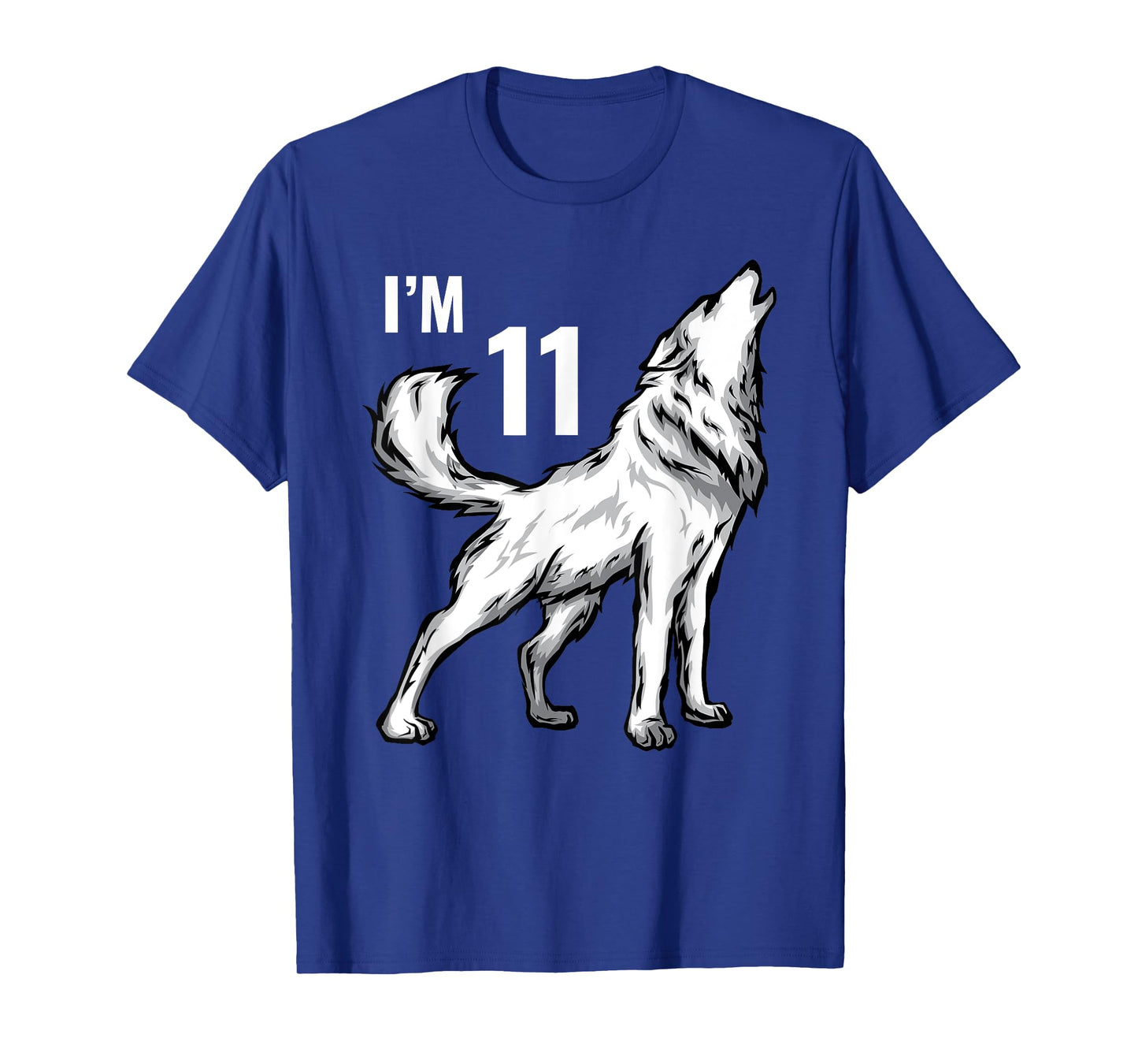 11th Birthday 11 Years Wolf Cub Howling Wolf Pack Wildlife T-Shirt