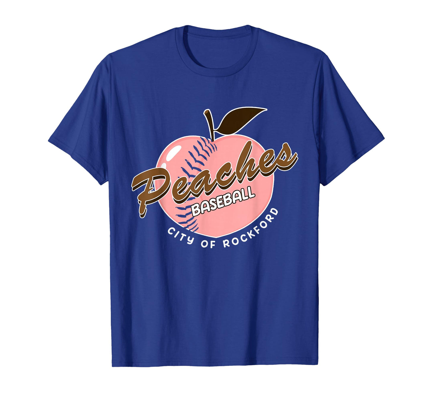 Rockford Peaches Classic Baseball for Men Women Boys T-Shirt