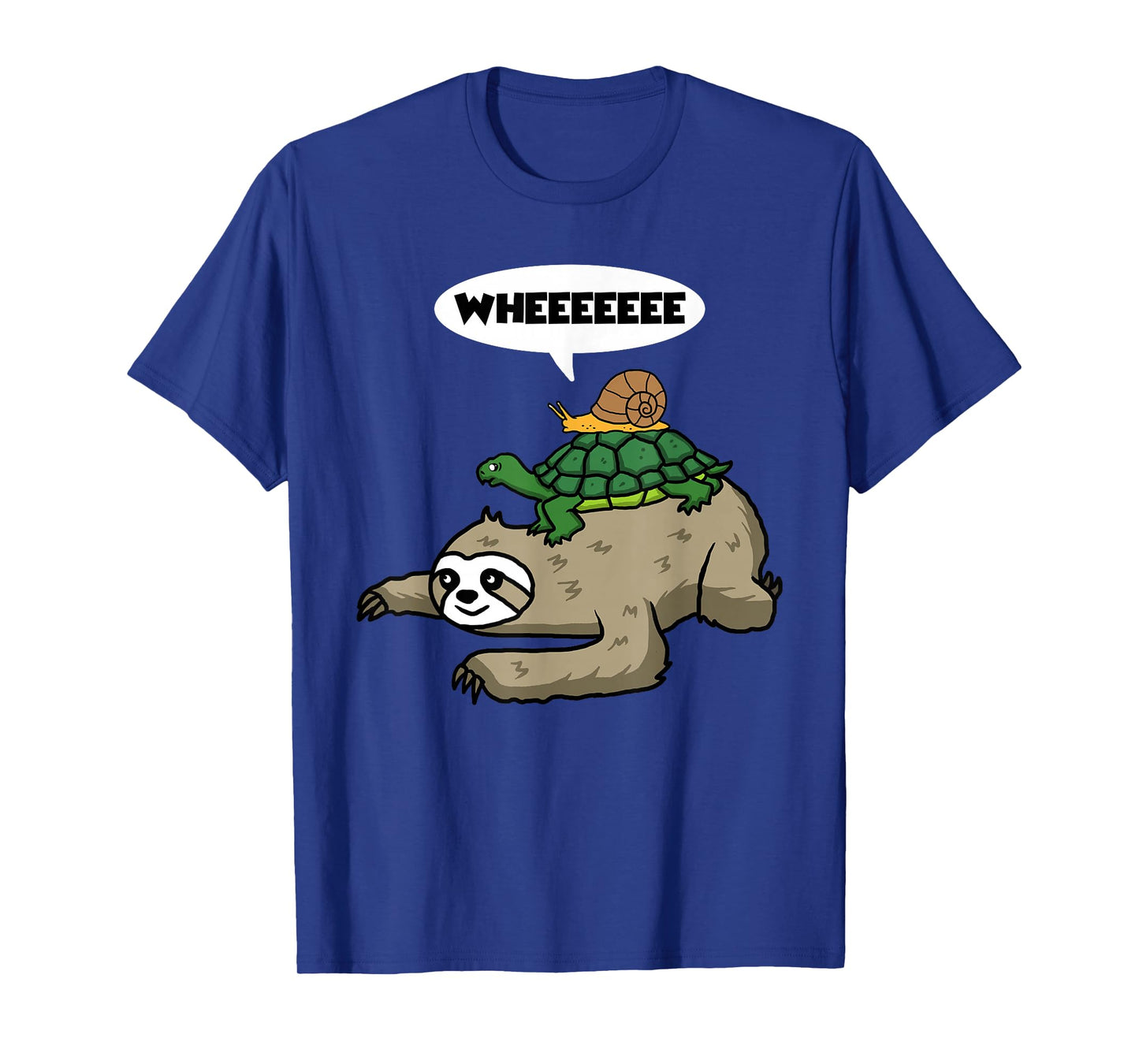 Sloth Turtle Snail T-Shirt