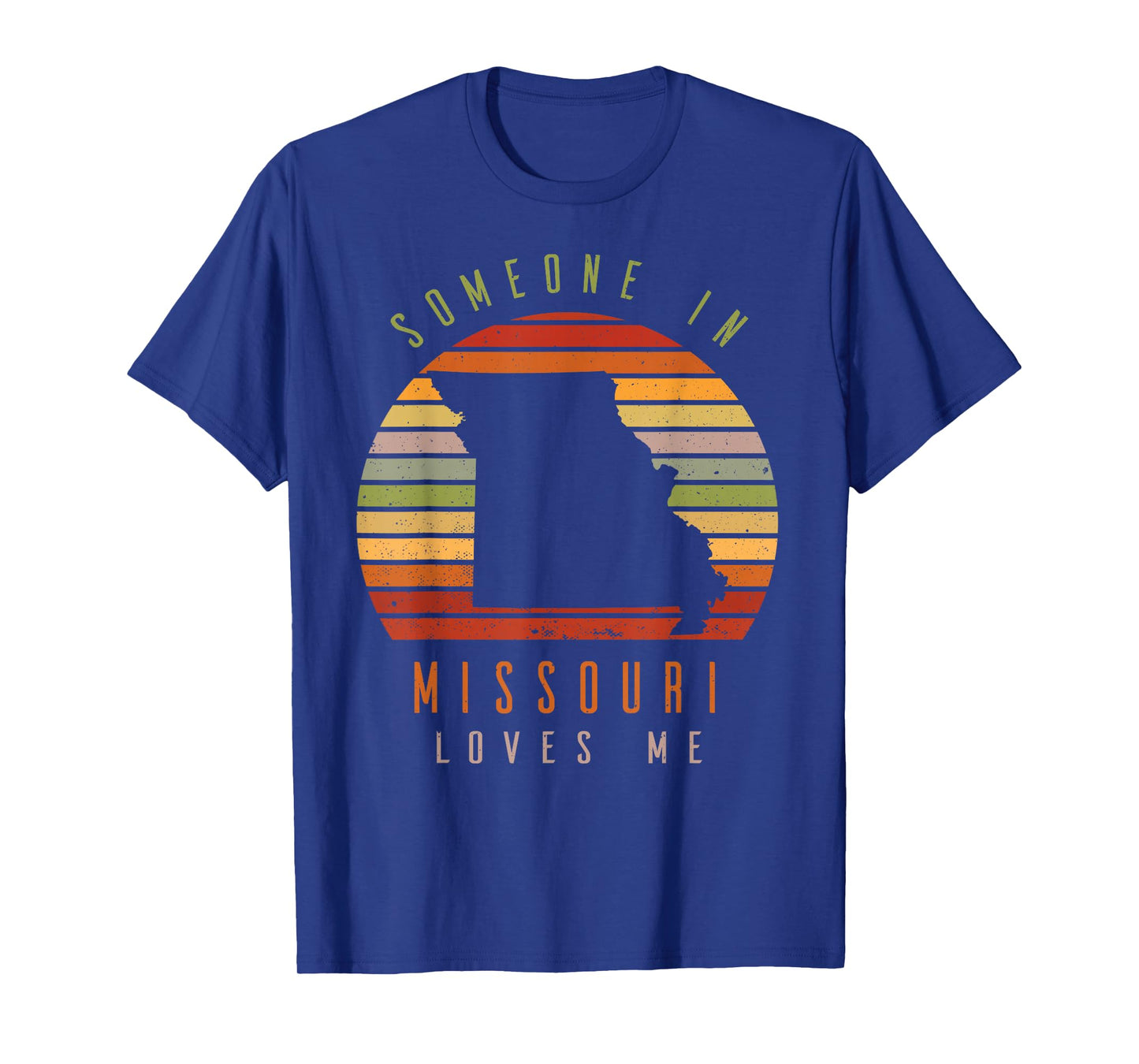 Someone in Missouri Loves Me Vintage State Retro T-Shirt