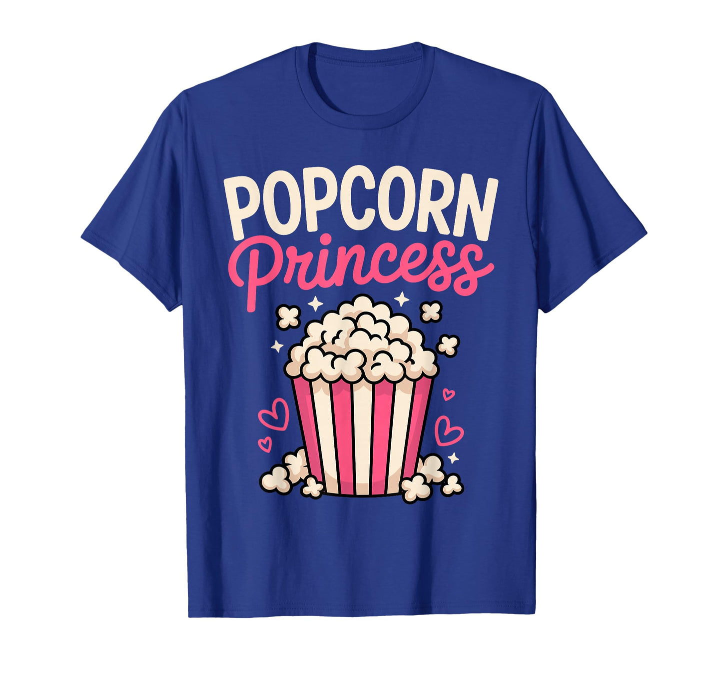 Funny Popcorn Art For Women Girls Kid Pop Corn Popcorn Lover T-Shirt