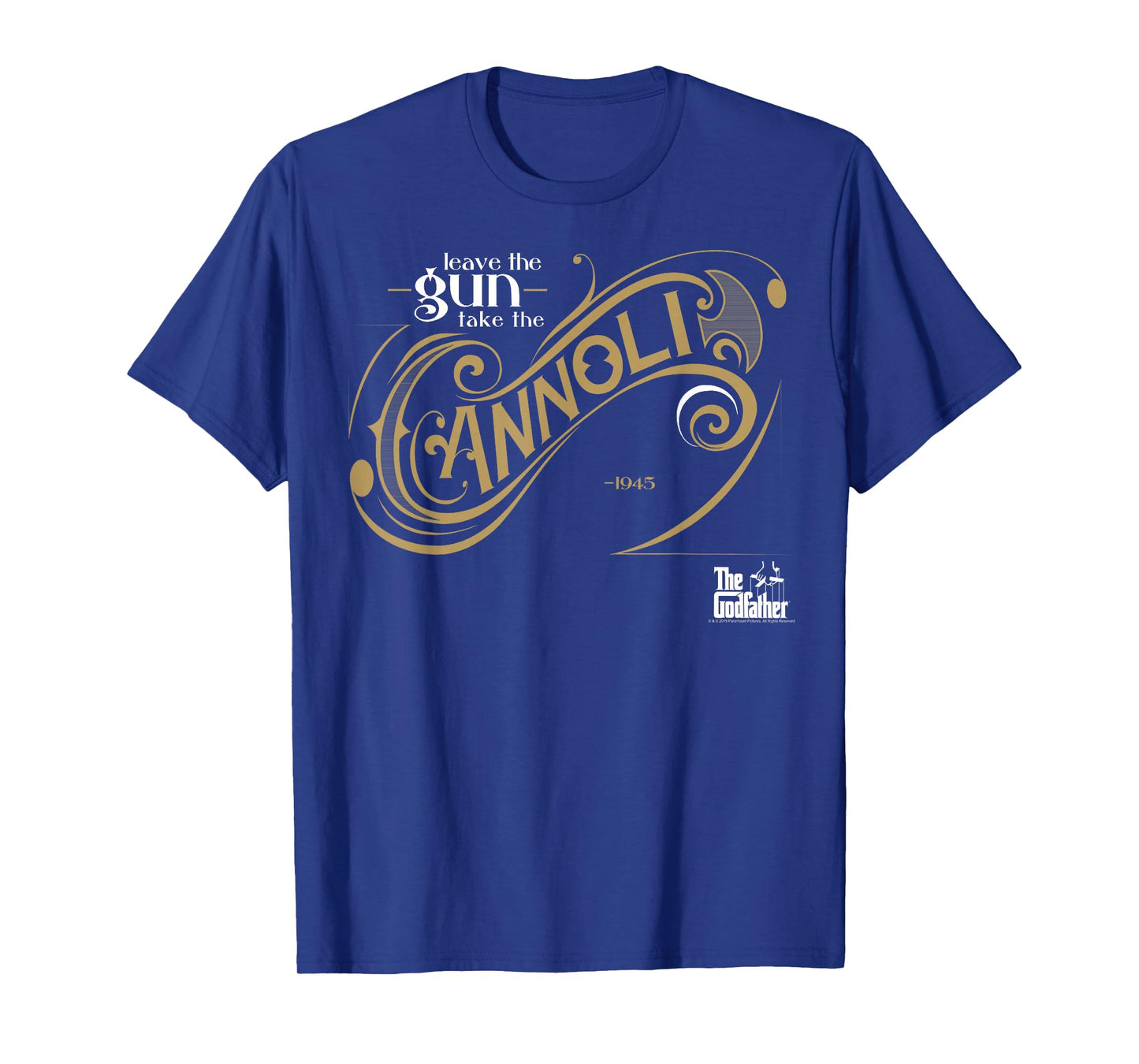 The Godfather Leave The Gun Take The Cannoli T-Shirt Small