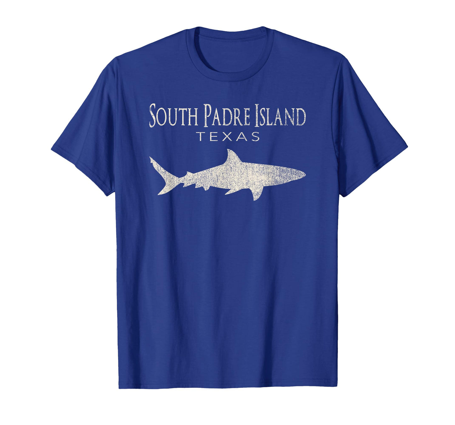 Retro South Padre Island TX Shark T-Shirt T-Shirt