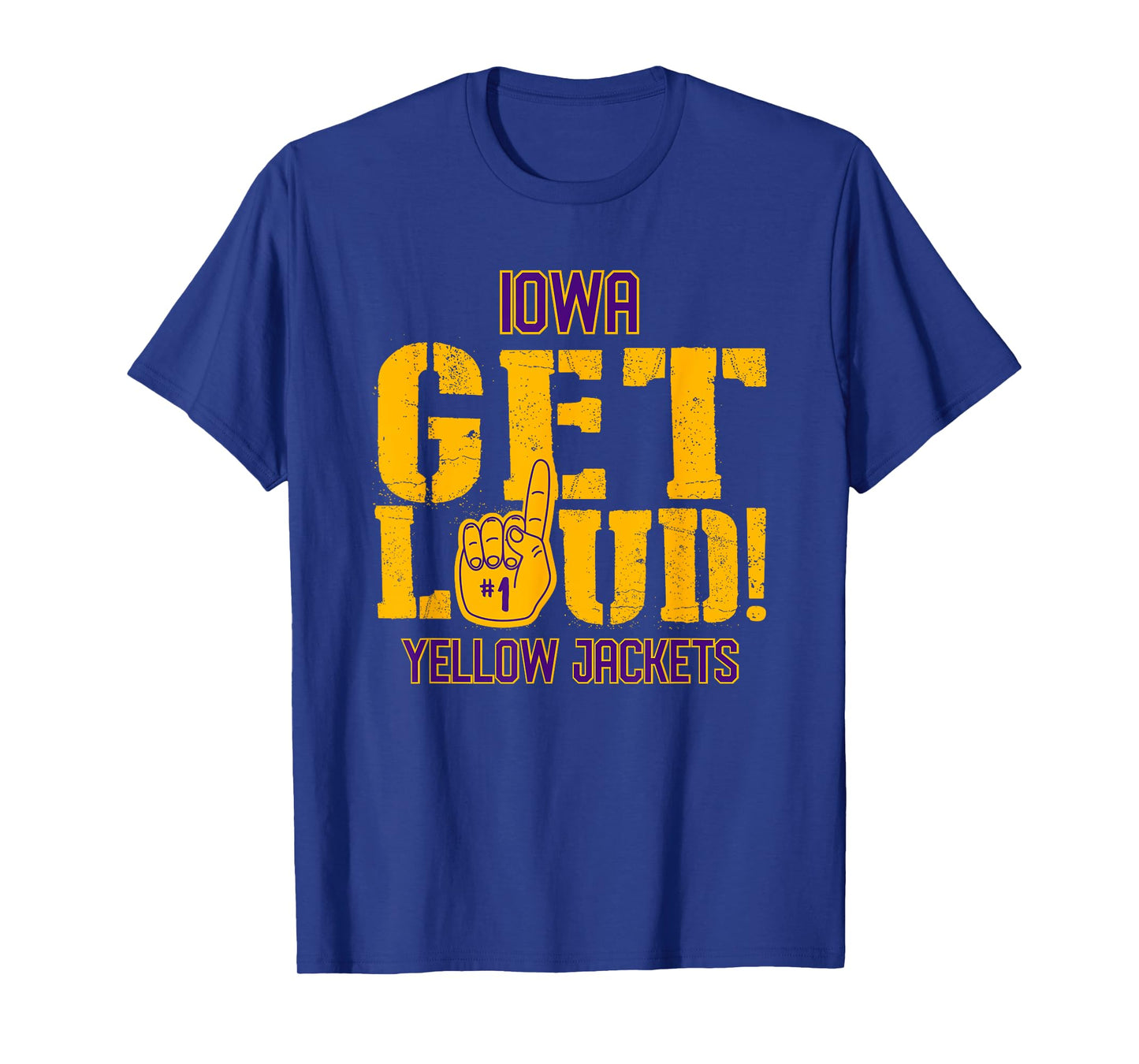 Iowa High School GET LOUD Yellow Jackets T-Shirt