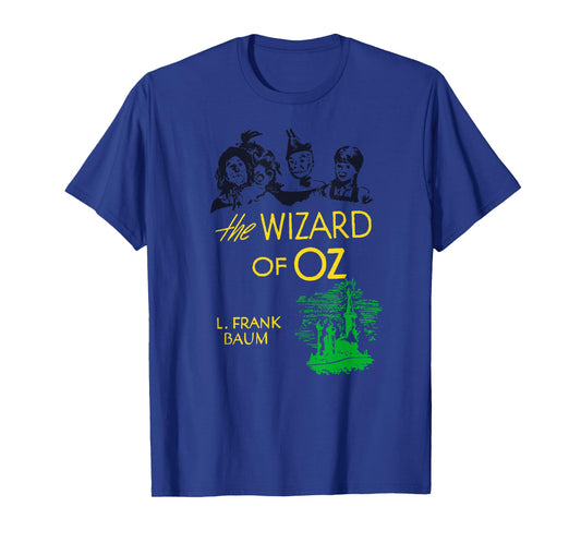 Oz Lion Tin Man Dorothy Oz Scarecrow Retro Wizard of OZ Book T-Shirt