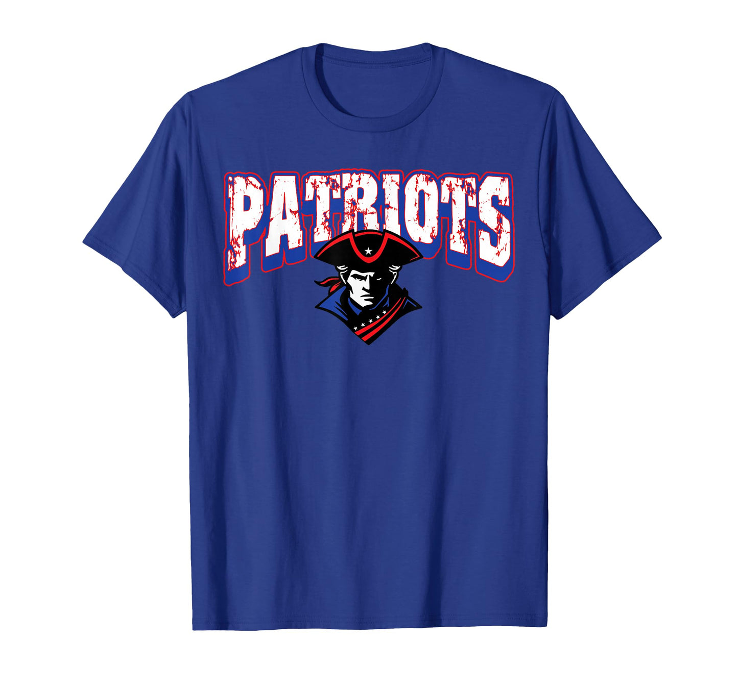 Patriots Back to School Spirit RWB T-Shirt